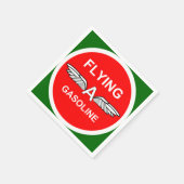 Benzin fliegen serviette (Ecke)