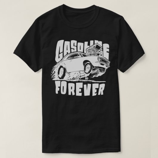 Benzin Forever Funny Gas Cars T-Shirts TShirt (Design vorne)