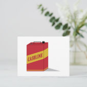 Benzin kann postkarte (Stehend Vorderseite)