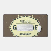 Benzin-Retro-Label Schreibtischunterlage (Tastatur & Maus)