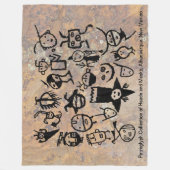 Benzin-Sammelmasken und -köpfe Fleecedecke (Vorderseite)