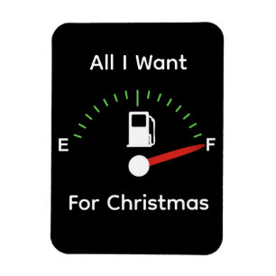 Benzin zu Weihnachten Magnet
