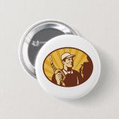 Benzinbegleiter mit Tanksäuledüse Button (Vorne & Hinten)