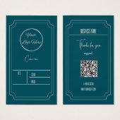 Benzinblau mit Logo-Boutique Preis (Vorne & Hinten)