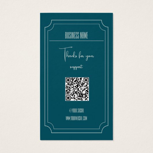 Benzinblau mit Logo-Boutique Preis (Rückseite)