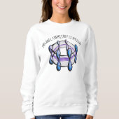 Benzol Molecule Bio Chemie Sweatshirt (Vorderseite)