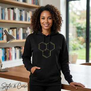 Benzolring Chemisches Diagramm mark Damen Hoodie