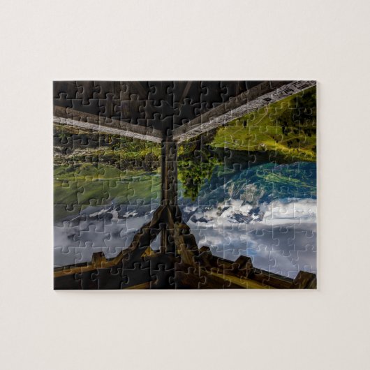 Beobachten der Grindelwald Tal-und Schweizer-Alpen Puzzle (Horizontal)