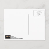 Beobachten der Postkarte des Sonnenuntergangs (Rückseite)