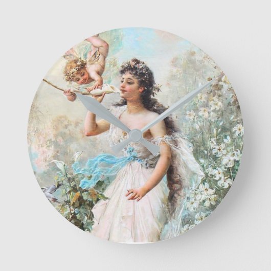 Beobachten Runde Wanduhr (Vorderseite)