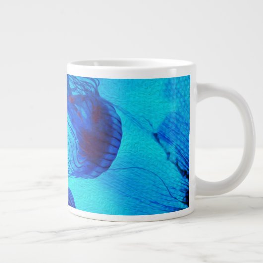 Beobachten Sie den Fluss des Geleelly-Glases Jumbo-Tasse (Rechts)