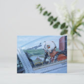 Beobachten Sie den Rhein von Ken Riley Postkarte (Stehend Vorderseite)