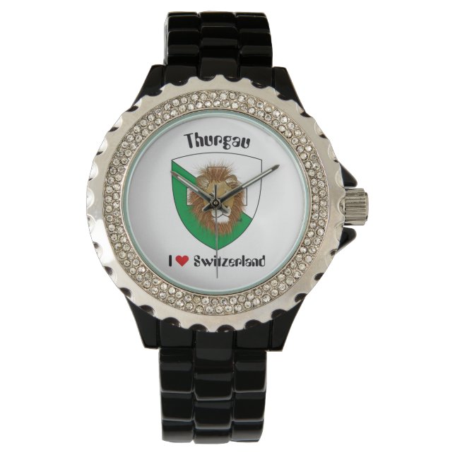 Beobachten Sie die Schweizer Design Thurgau Schwei Armbanduhr (Vorderseite)