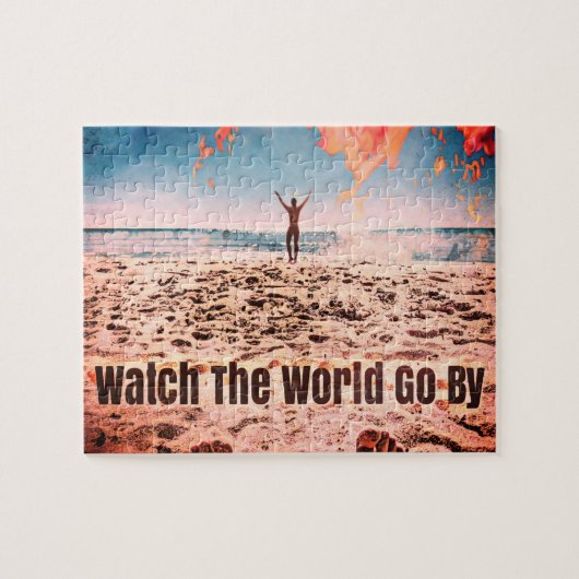 Beobachten Sie die Welt - am Strand Puzzle (Horizontal)