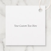 Beobachten Sie, wie ich Pflanze oder Blume wachsen Geschenkanhänger (Rückseite)