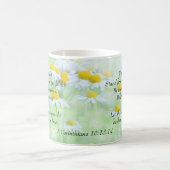 Beobachten, Stand Firm - 1 Korinther 16:13,14 Kaffeetasse (Mittel)