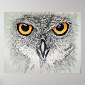 Beobachtende Augen Poster