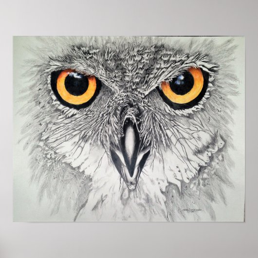 Beobachtende Augen Poster (Vorne)