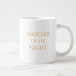 Beobachter der Nacht - Halloween-Schwarze Katze Jumbo-Tasse