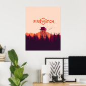 Beobachter Firewatch Poster (Heimbüro)