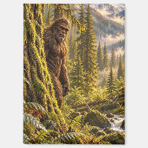Beobachter in den Olympischen Bigfoot-Magnet