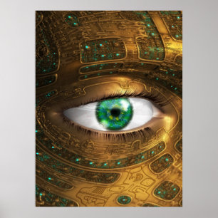 Beobachter-verlorenes Plakat