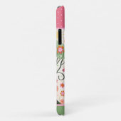 Beobachtung Blumenrosa Grüne Inspiritivität Case-Mate iPhone Hülle (Hinten/Rechts)