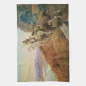 Beobachtung der Boote des Weißen Mannes durch OC S Geschirrtuch (Vertikal)