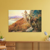 Beobachtung der Boote des Weißen Mannes durch OC S Leinwanddruck (Insitu (Wohnzimmer))