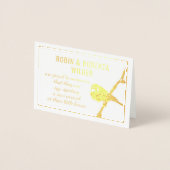 Beobachtung der Schwangerschaftsankündigung Folienkarte (Vorderseite)