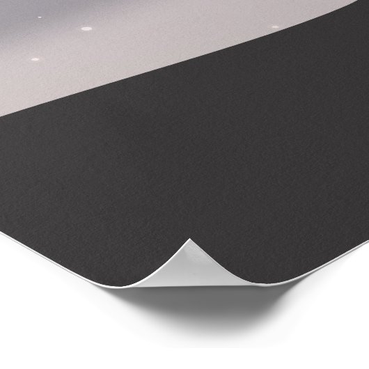 Beobachtung der Sterne Poster (Ecke)