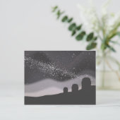 Beobachtung der Sterne Postkarte (Stehend Vorderseite)