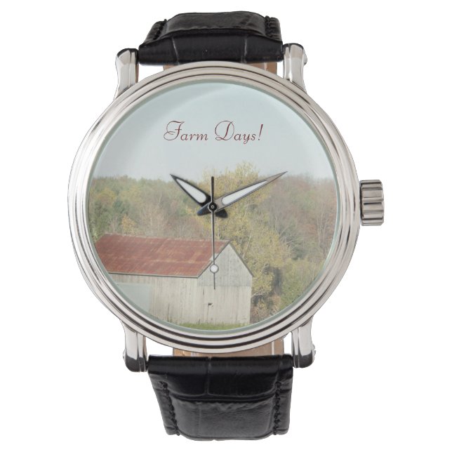 Beobachtung von Bauerntagen Armbanduhr (Vorderseite)