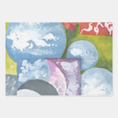 Beobachtung von Folk Art von AnyaC Geschenkpapier Set (Vorderseite 3)