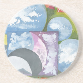 Beobachtung von Folk Art von AnyaC Getränkeuntersetzer