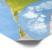 Beobachtung von Folk Art von AnyaC Poster (Ecke)