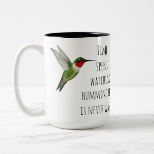 Beobachtung von Hummingvögeln Zweifarbige Tasse