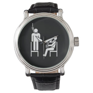 Beobachtung von Selbstmordgefährdeten Armbanduhr