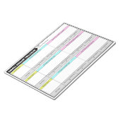 Beobachtungen von Schülern in kleinen Gruppen Lehr Notizblock (angewinkelt)