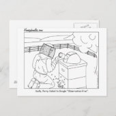 Beobachtungshebel - Grußkarte Postkarte (Vorne/Hinten)