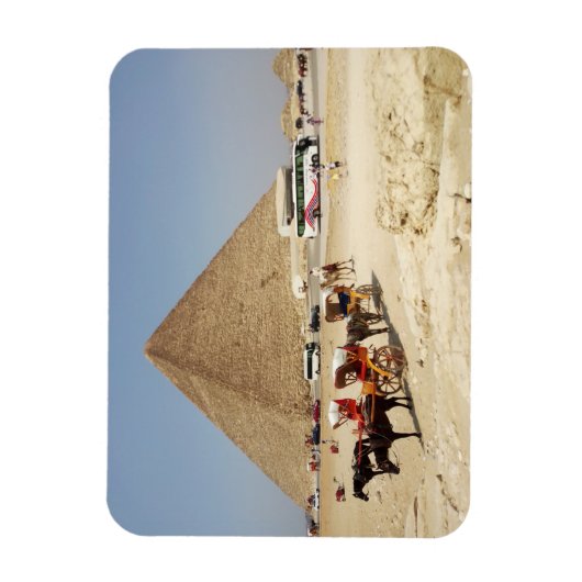 Beobachtungsplattform um die Pyramide von Cheops Magnet (Vertikal)