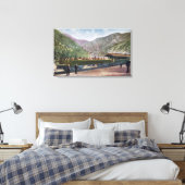 Beobachtungsschienenkraftwagen Leinwanddruck (Insitu (Schlafzimmer))