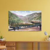 Beobachtungsschienenkraftwagen Leinwanddruck (Insitu (Wohnzimmer))