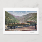 Beobachtungsschienenkraftwagen Postkarte (Vorderseite)