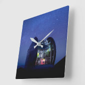 Beobachtungsstelle Cal Tech Submilimeter | Hawaii Quadratische Wanduhr (Winkel)