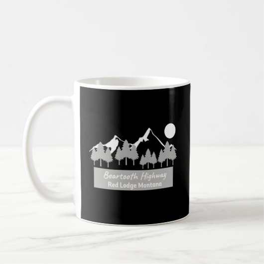 Beooth Highway Red Lodge Montana Kaffeetasse (Links)