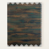 BEORGANISIERTER WEDDPLANER Gypsophila Rustikale Sp Planer (Rückseite)