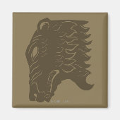 BEORN™ Bärenkopfsymbol Magnet (Vorne)