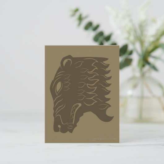 BEORN™ Bärenkopfsymbol Postkarte (Stehend Vorderseite)
