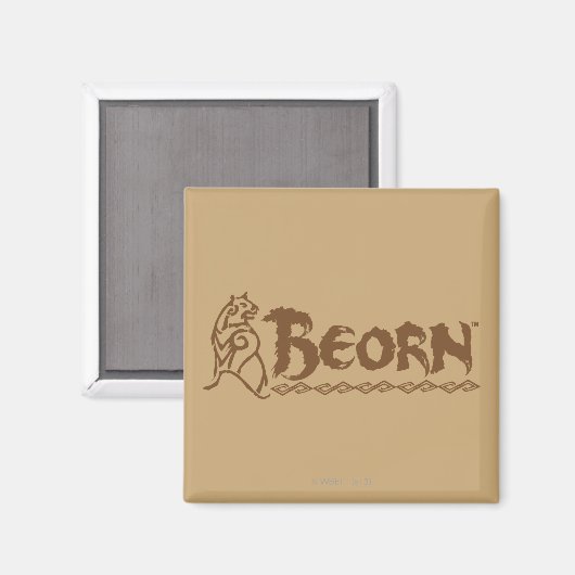 BEORN™ Bärenname Magnet (Vorderseite/Rückseite)